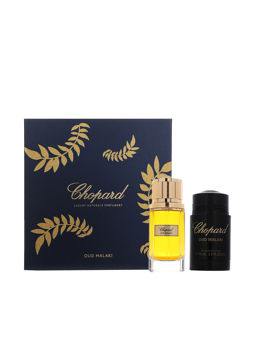 Buy Chopard Unisex Transparent Oud Malaki Set (Eau De Parfum 80ml + Deo Stick 75ml) Fragrance