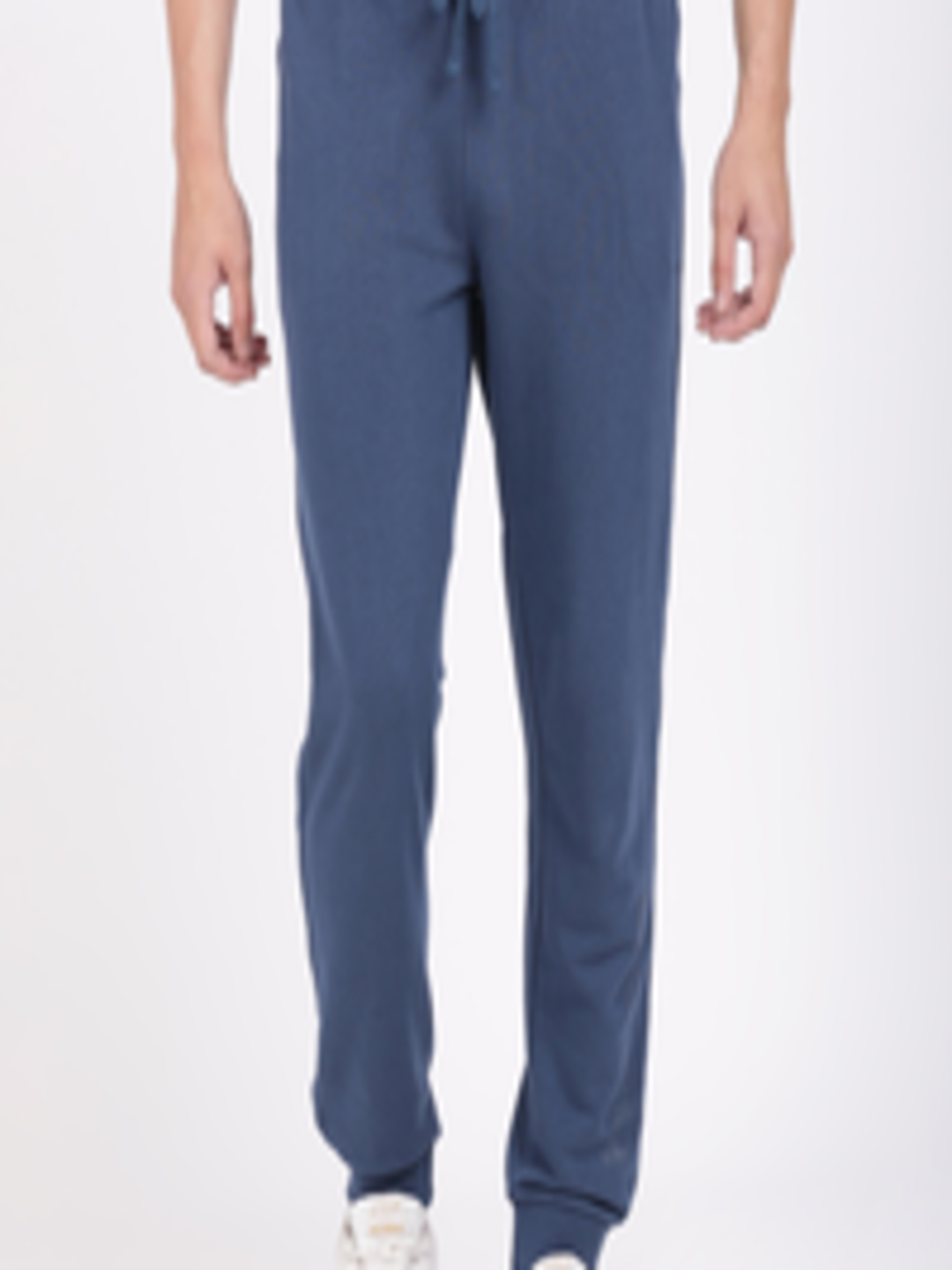 Buy Head Men Blue Solid Slim Fit Joggers - Track Pants for Men 13657328 ...