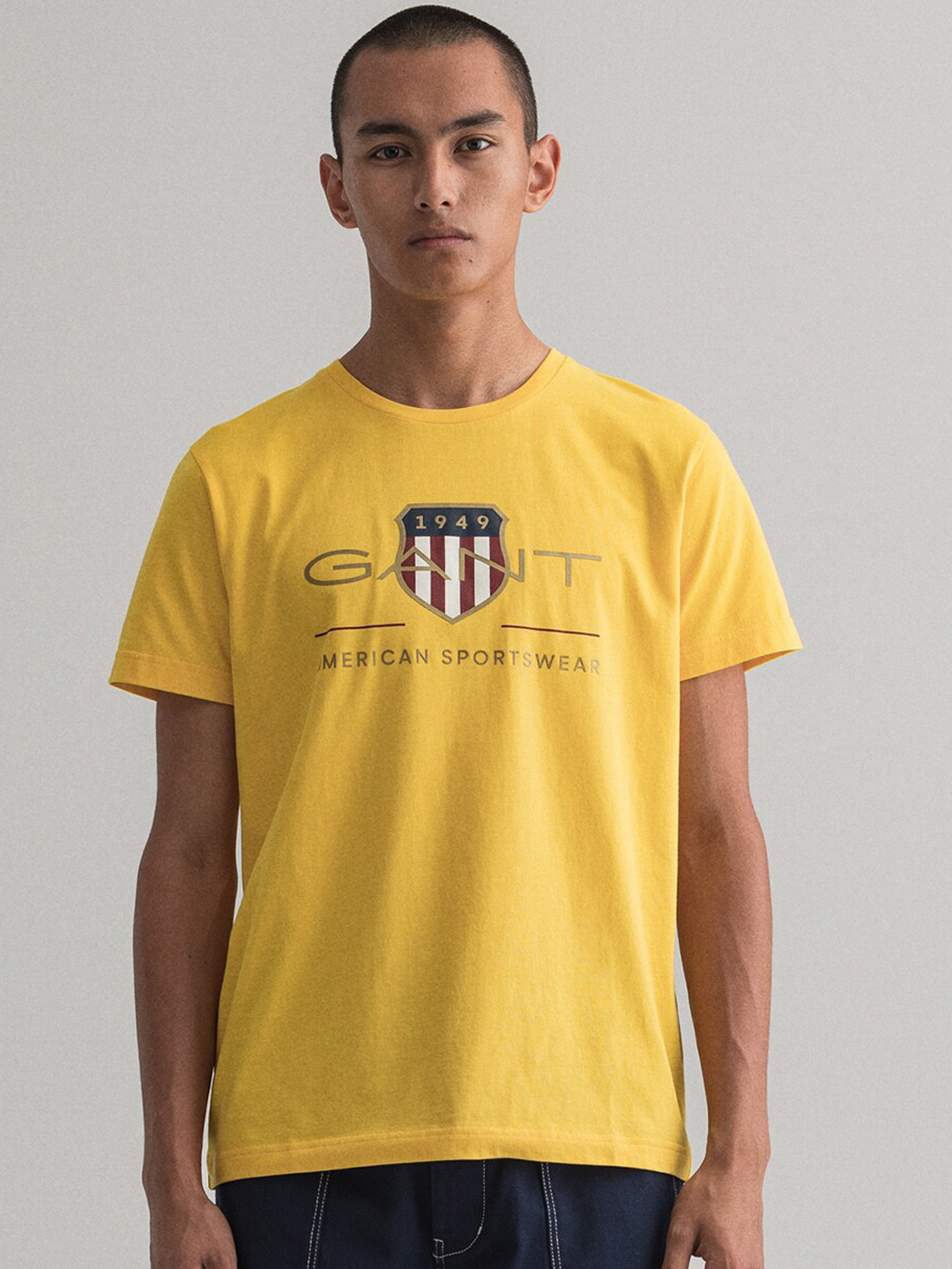 Gant Yellow Original Regular Fit Tshirt