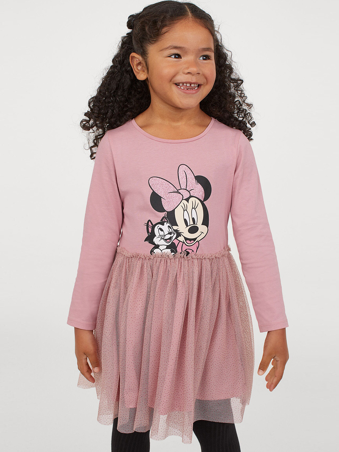 Buy H&M Girls Pink Printed Fit And Flare Dress Dresses for Girls 13686314 Myntra