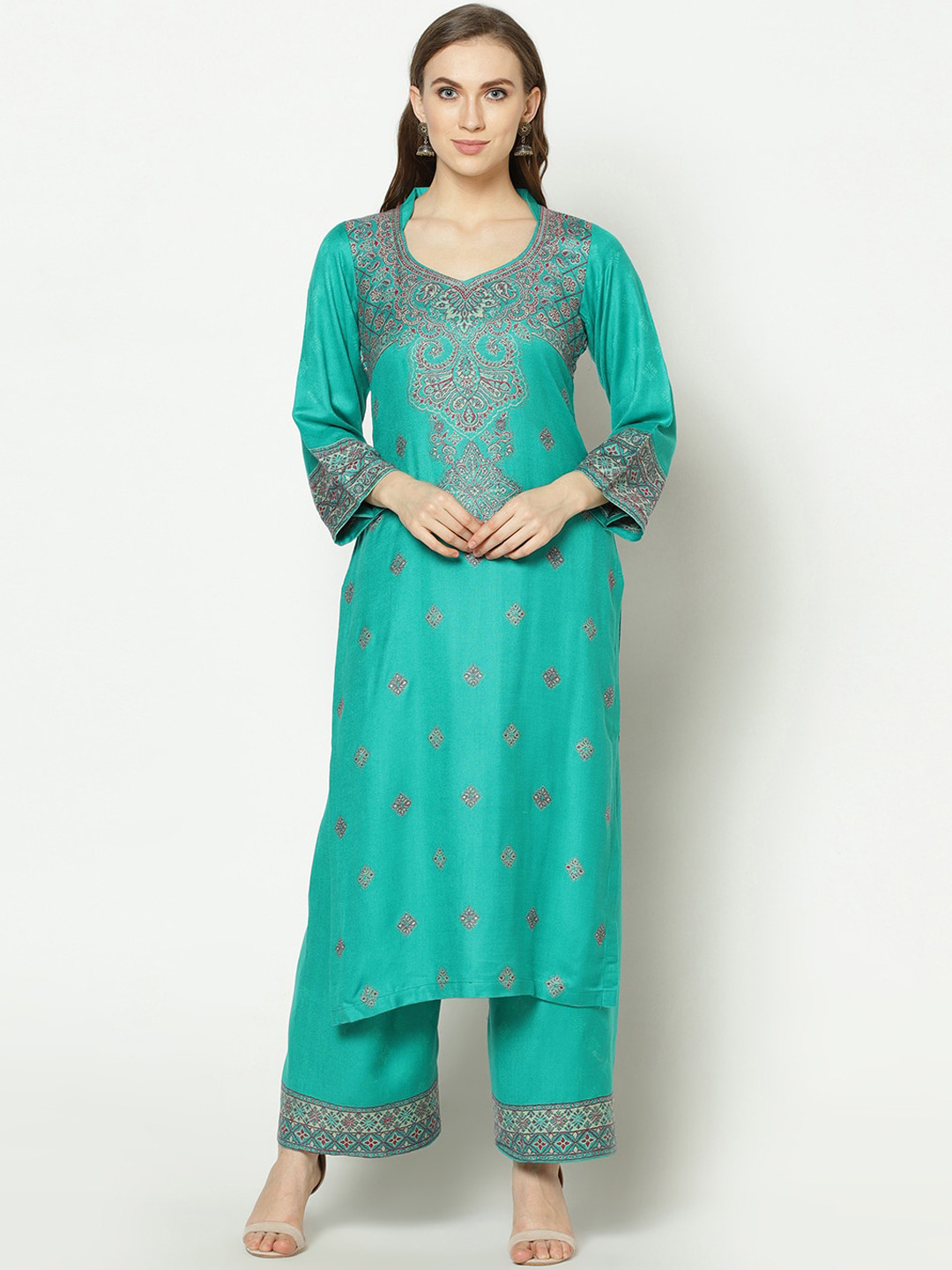 safaa acro wool suit