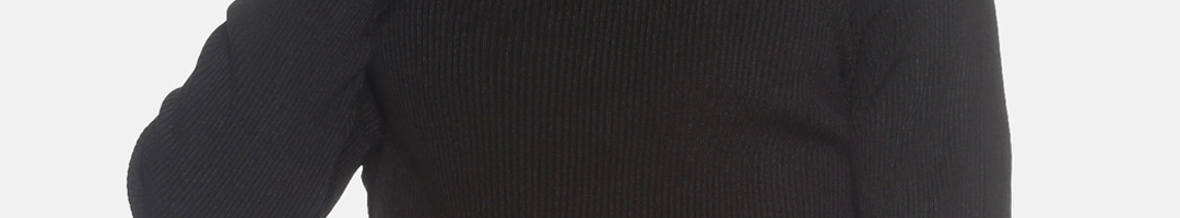 Buy 513 Men Black Ribbed - Sweaters for Men 13711798 | Myntra