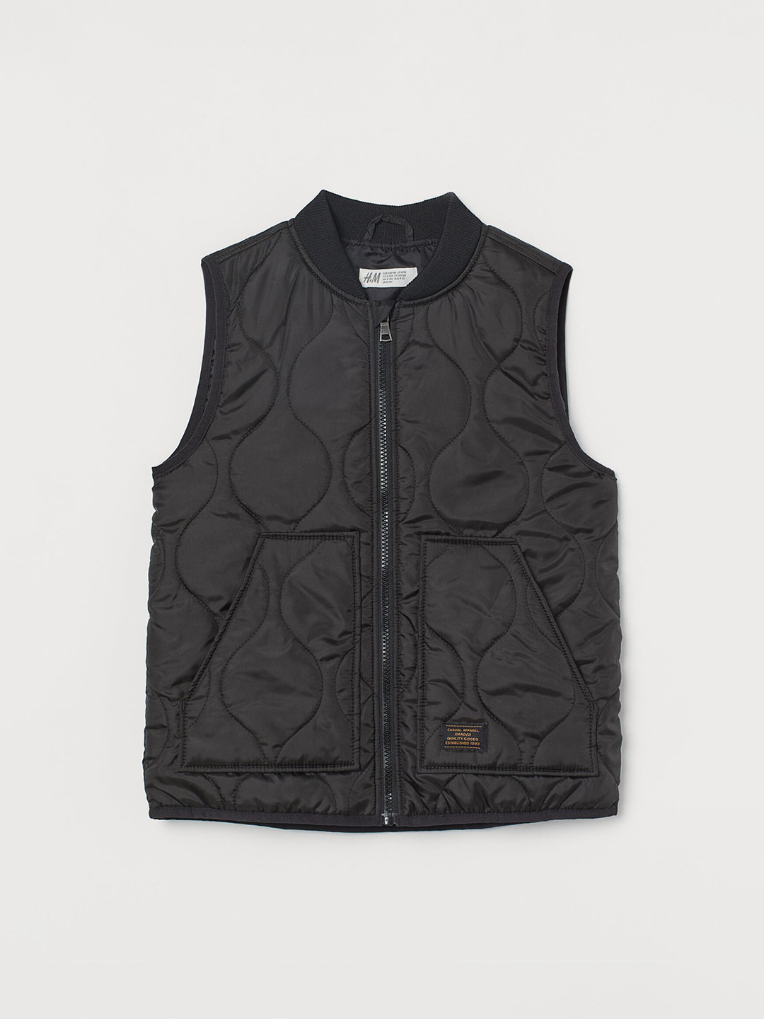 Buy H&M Boys Black Quilted Sustainable Gilet Jackets for Boys