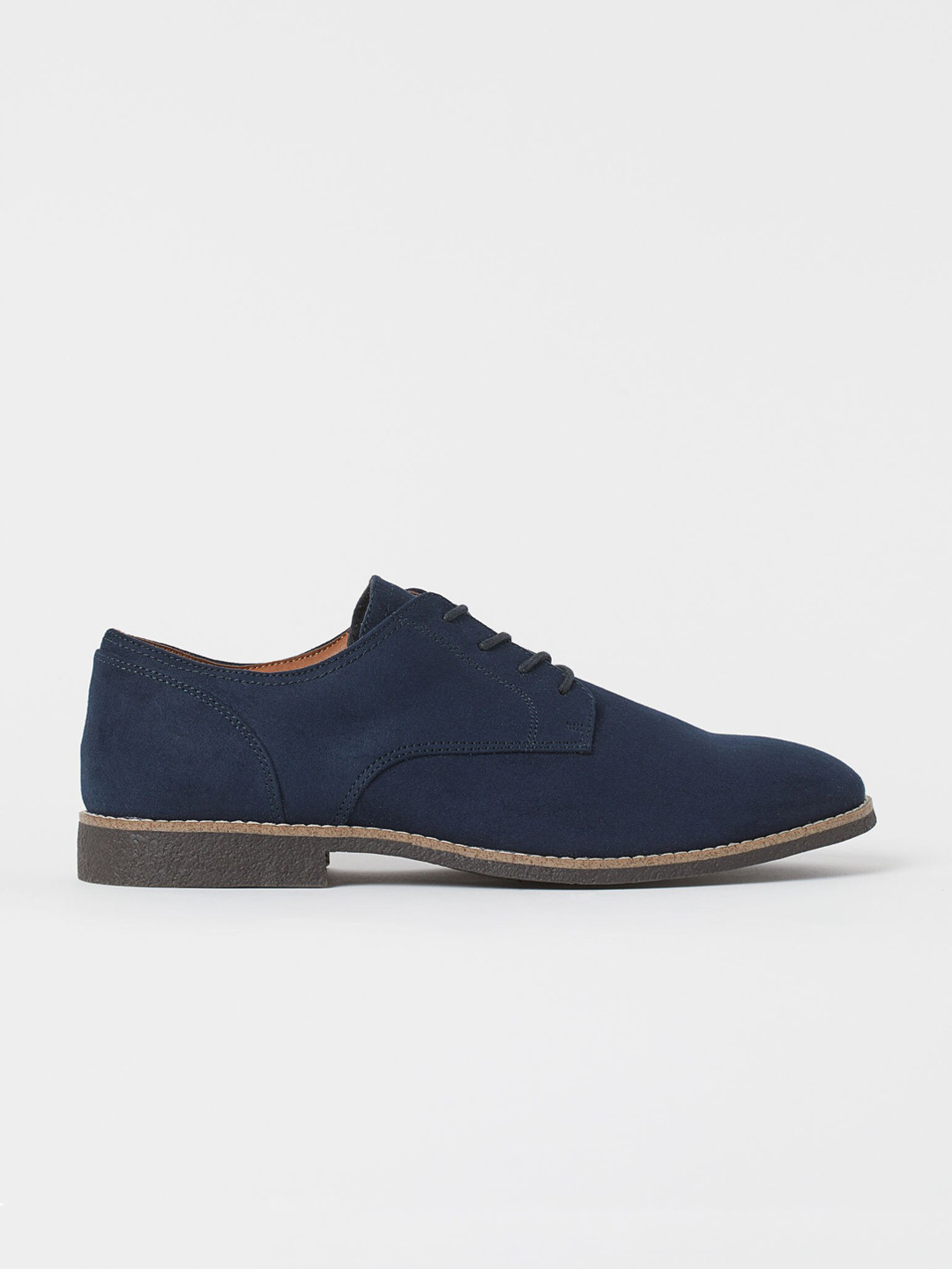 Buy H&amp;M Men Blue Solid Derby Shoes Casual Shoes for Men