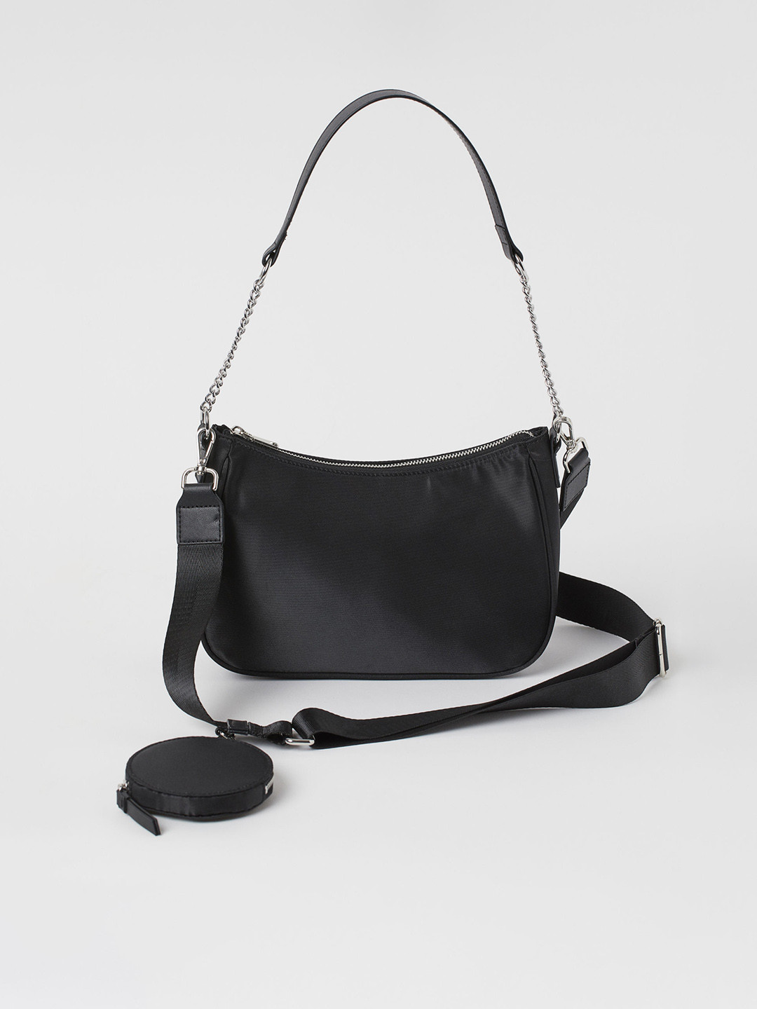 Buy H&M Women Black Pouched Shoulder Bag Handbags for Women 13713338