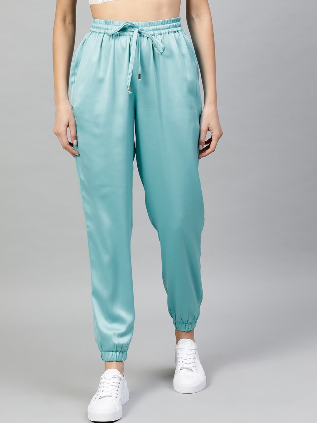 blue joggers for women