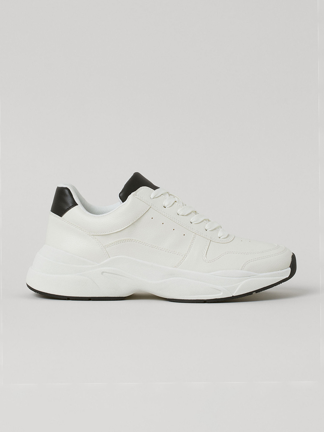 Buy H&amp;M Men White Chunky Trainers Casual Shoes for Men