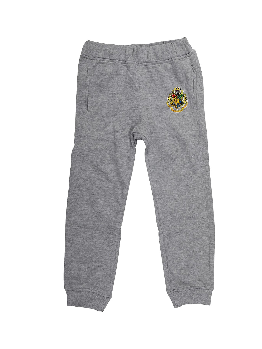 Buy Harry Potter Boys Grey Solid Straight Fit Joggers Track Pants for