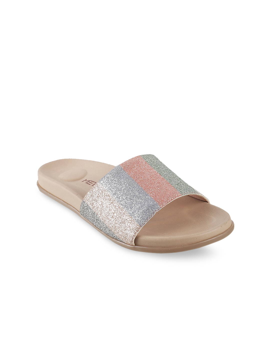 open toe flats myntra