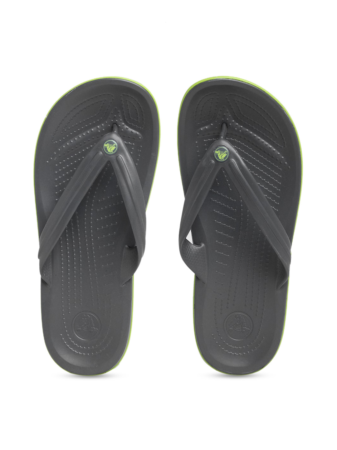 Buy Crocs Crocband Unisex Grey Solid Thong Flip Flops - Flip Flops for Unisex 13584150 | Myntra