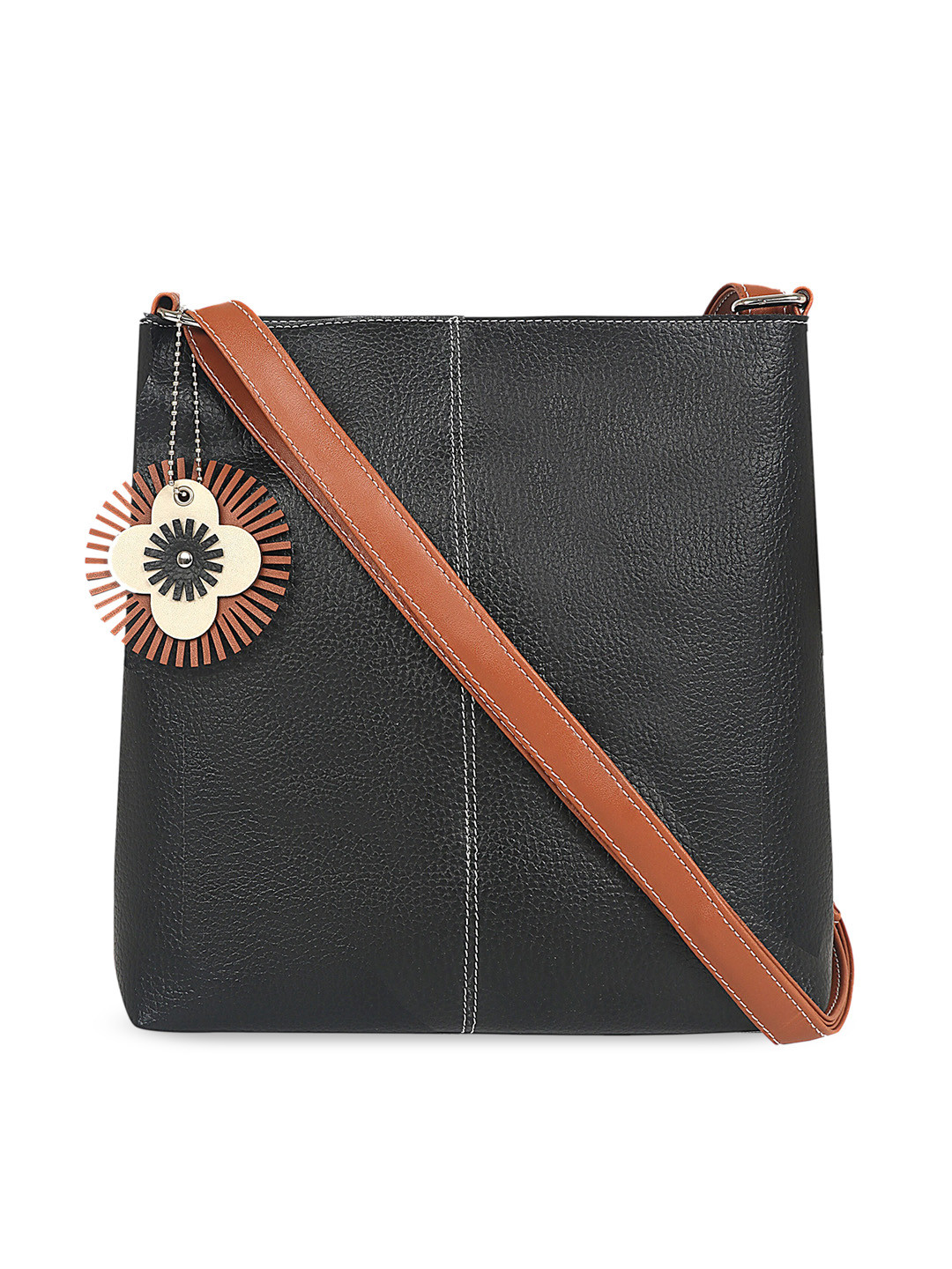 Buy Toteteca Black Colourblocked Sling Bag Handbags for Women