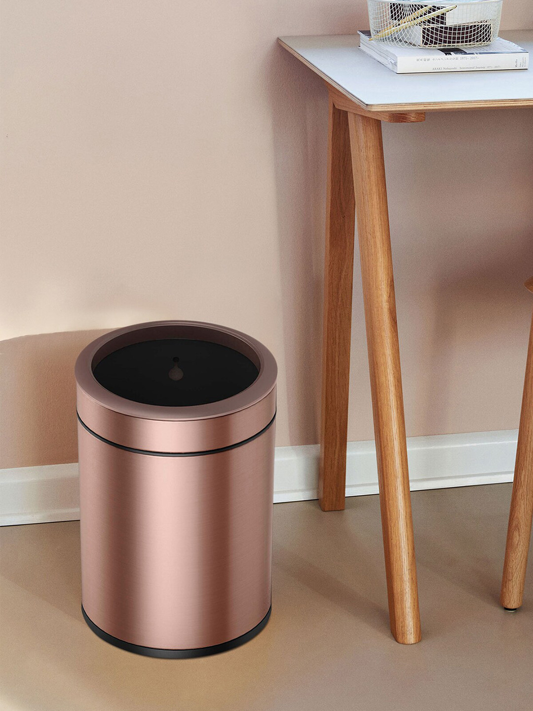 Buy OBSESSIONS Rose Gold Toned Solid Eko Open Bin Bins for Unisex