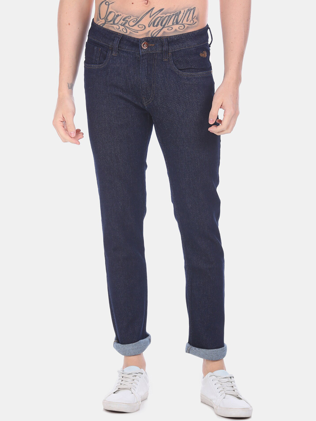 flying machine white jeans