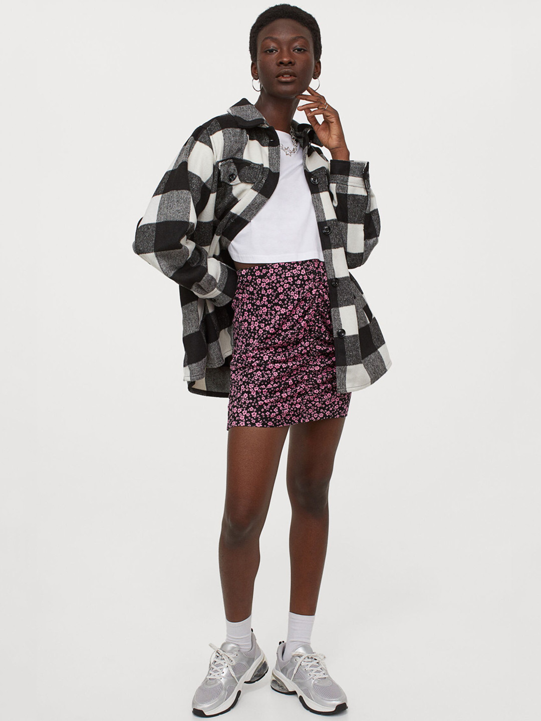 Buy H&M Women Pink Draped Skirt Skirts for Women 13628604 Myntra