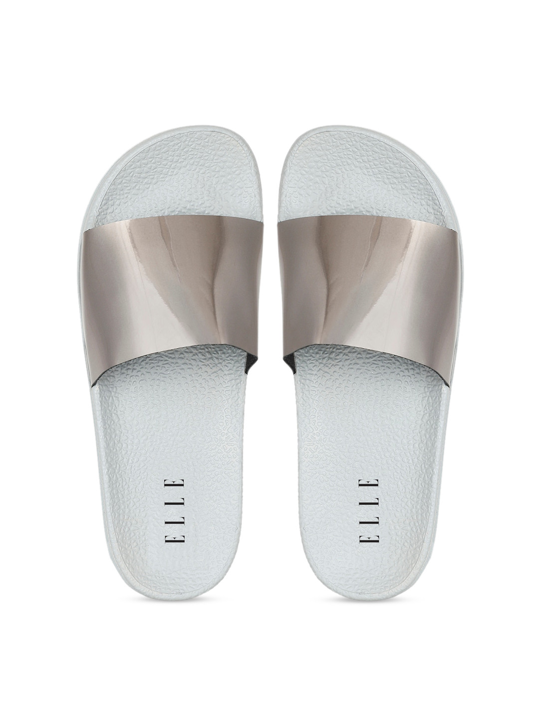 OLIVIA MILLER Womenâs Embellished Strap Wedge Flip Flops, Grey - Bob's Stores