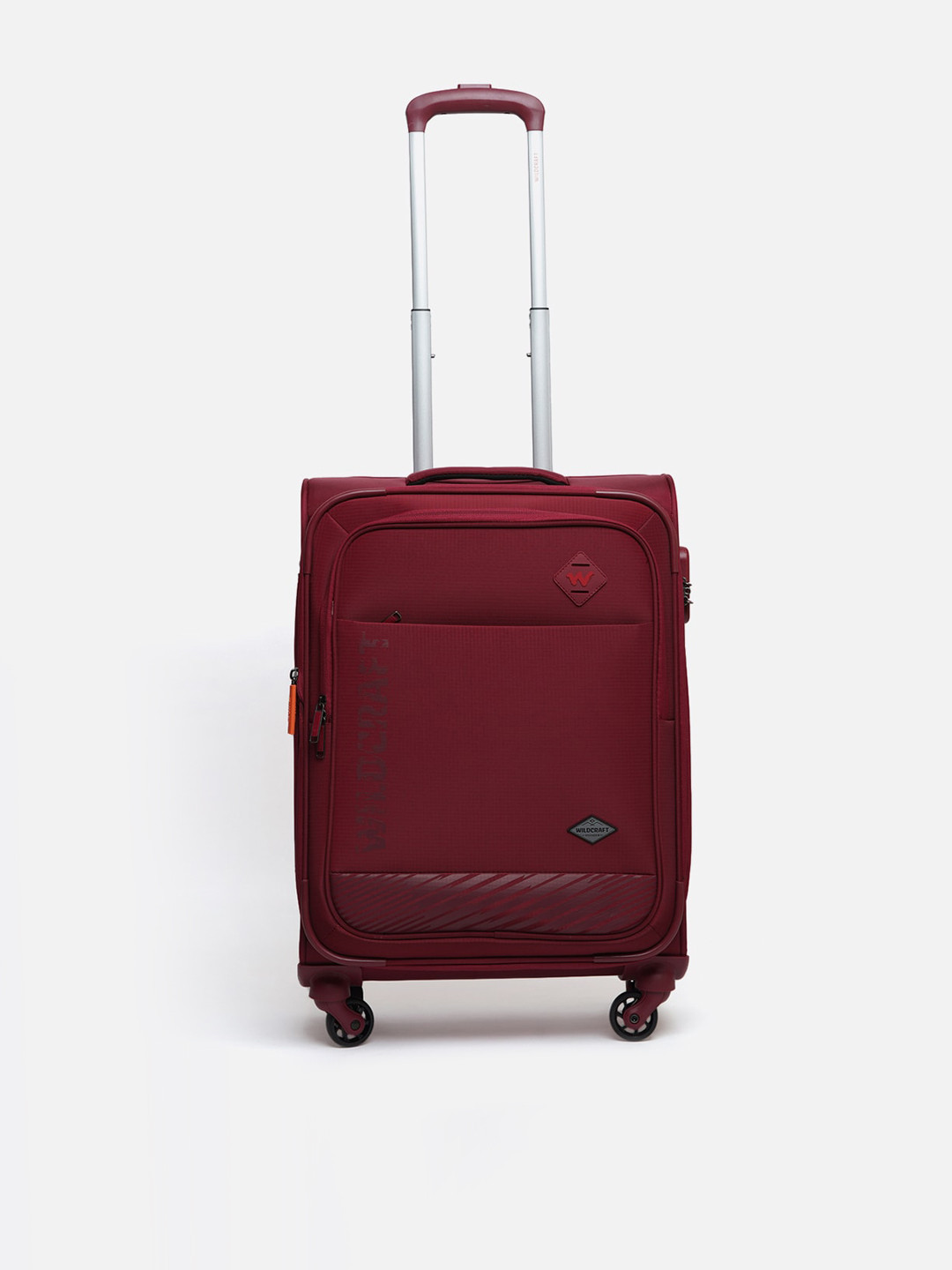 Buy Wildcraft Red Solid Soft Sided Large Trolley Suitcase Trolley Bag