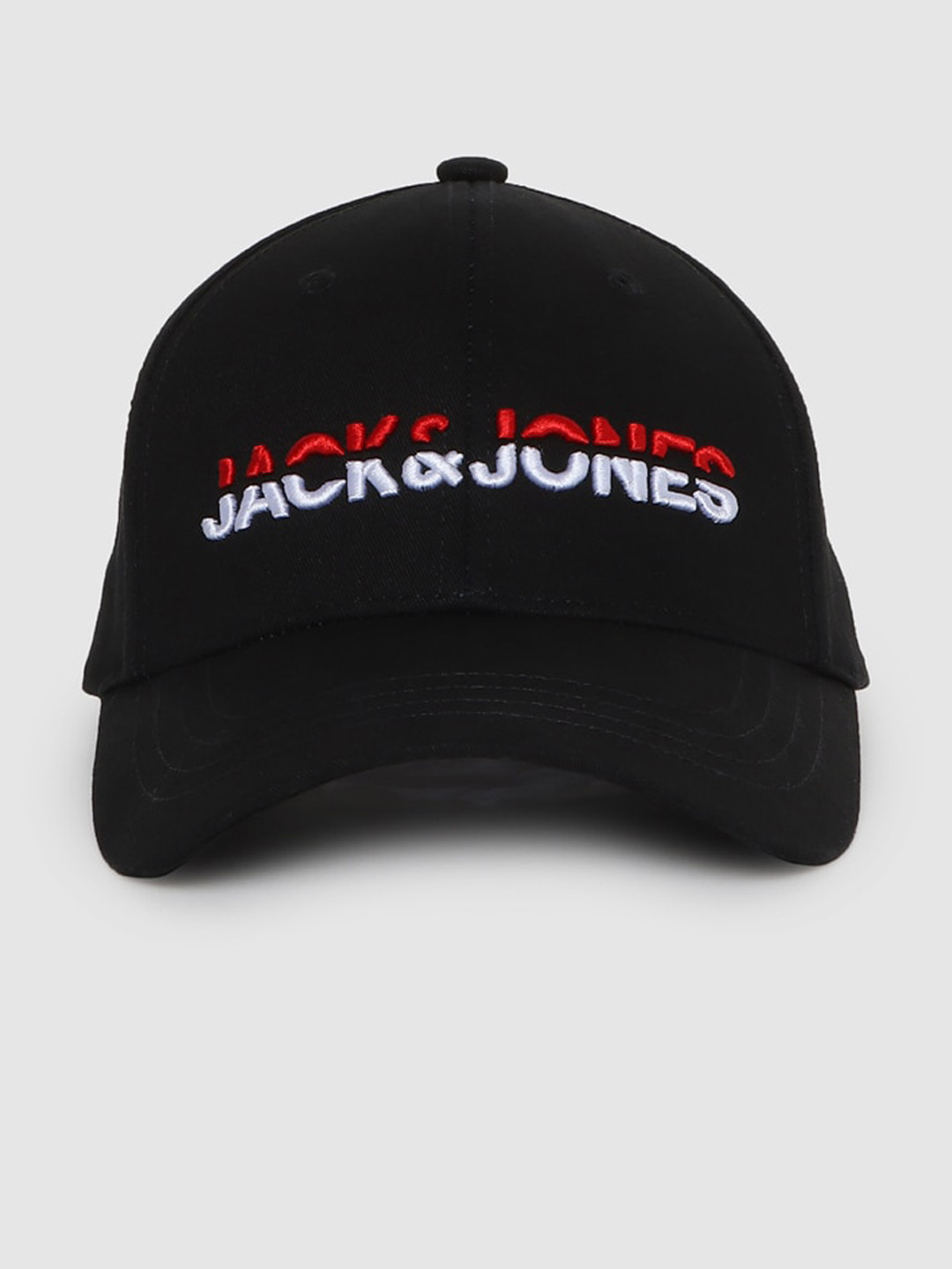 Buy Jack & Jones Men Black Embroidered Baseball Cap Caps for Men