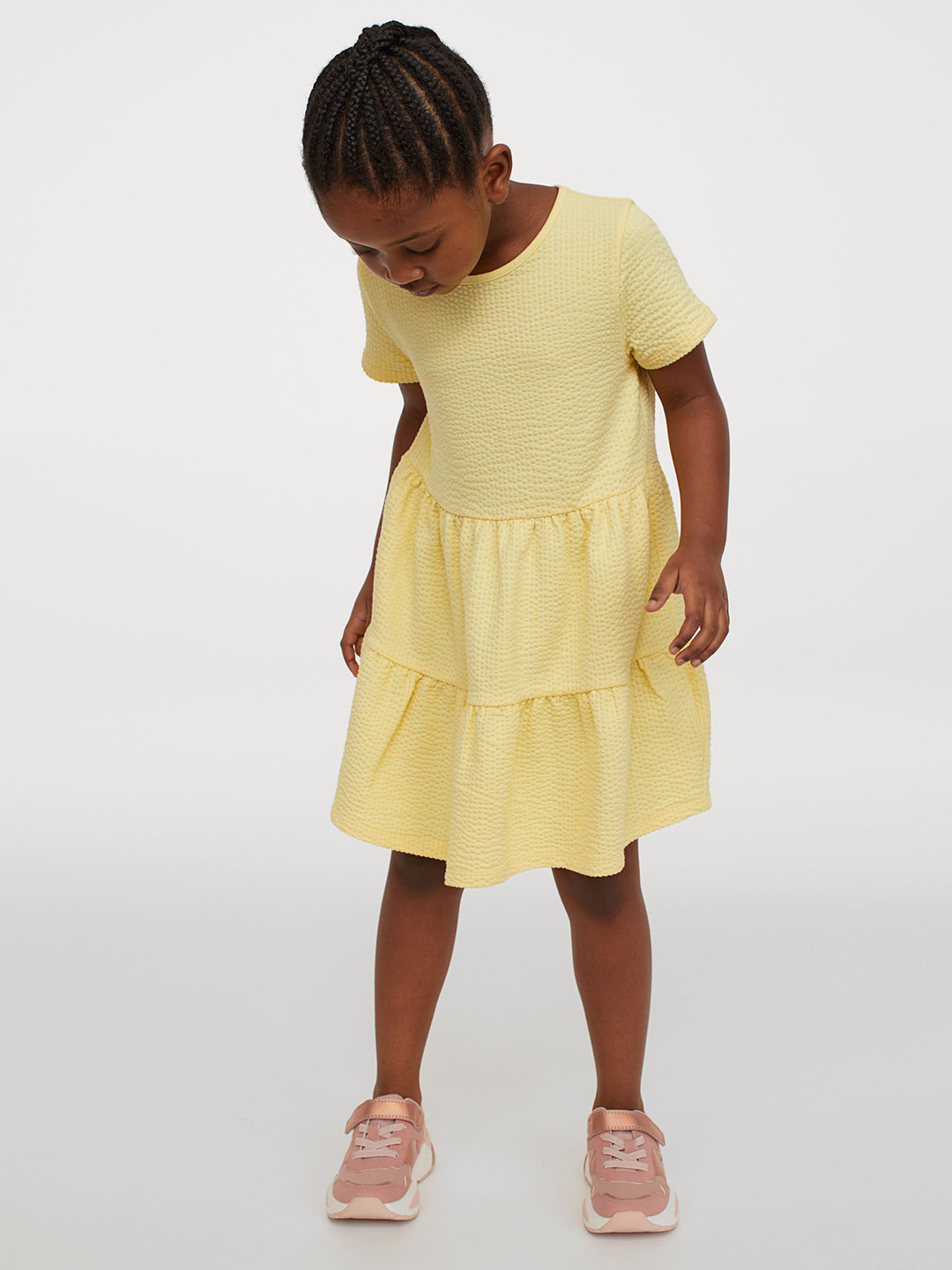 Buy H&M Girls Yellow Dress Dresses for Girls 13908546 Myntra