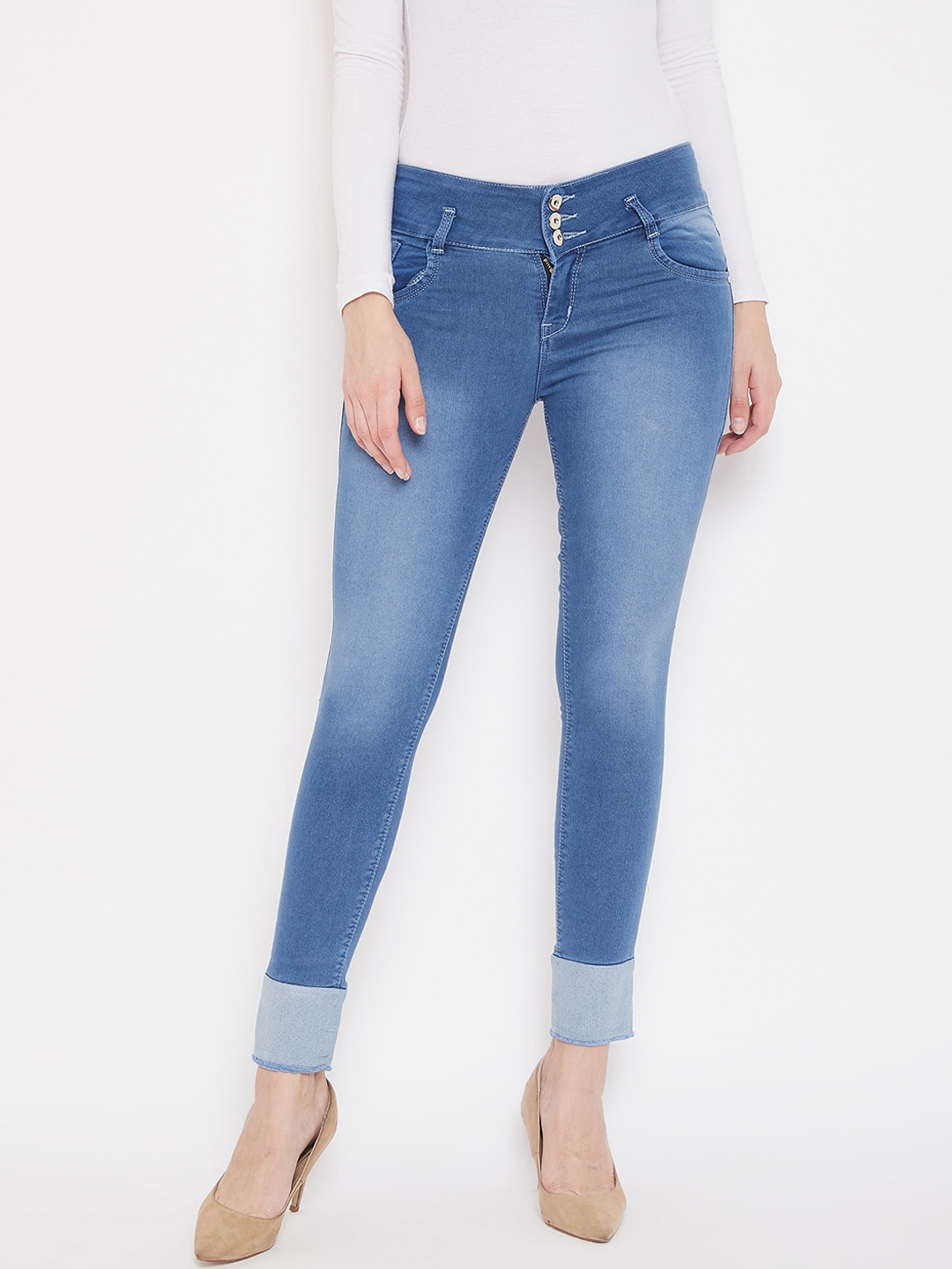 purple jeans blue