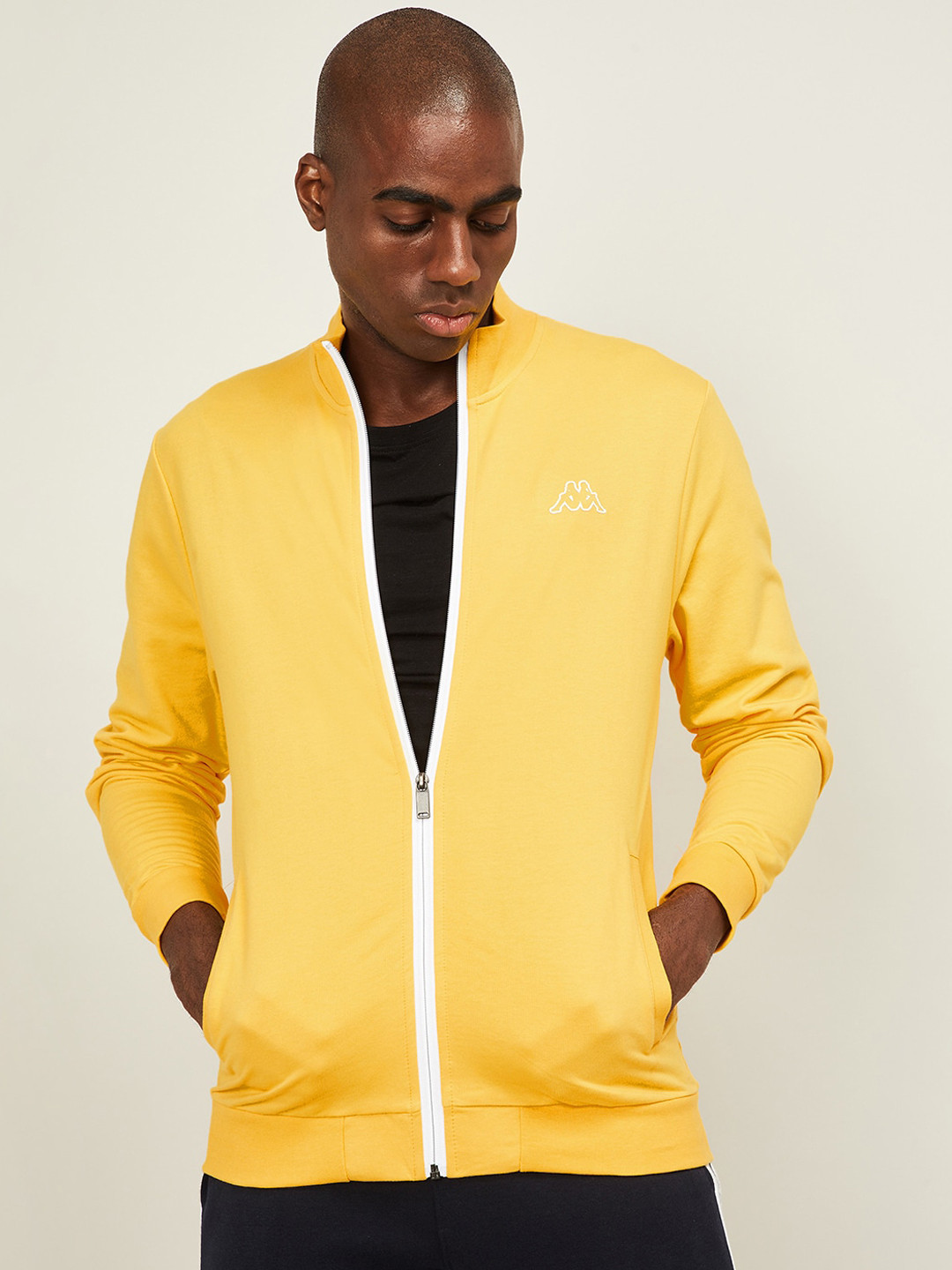 Kappa hoodie yellow clearance