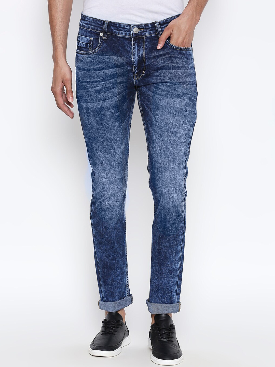 Buy People Men Blue Slim Fit Jeans - Jeans for Men 13795690 | Myntra
