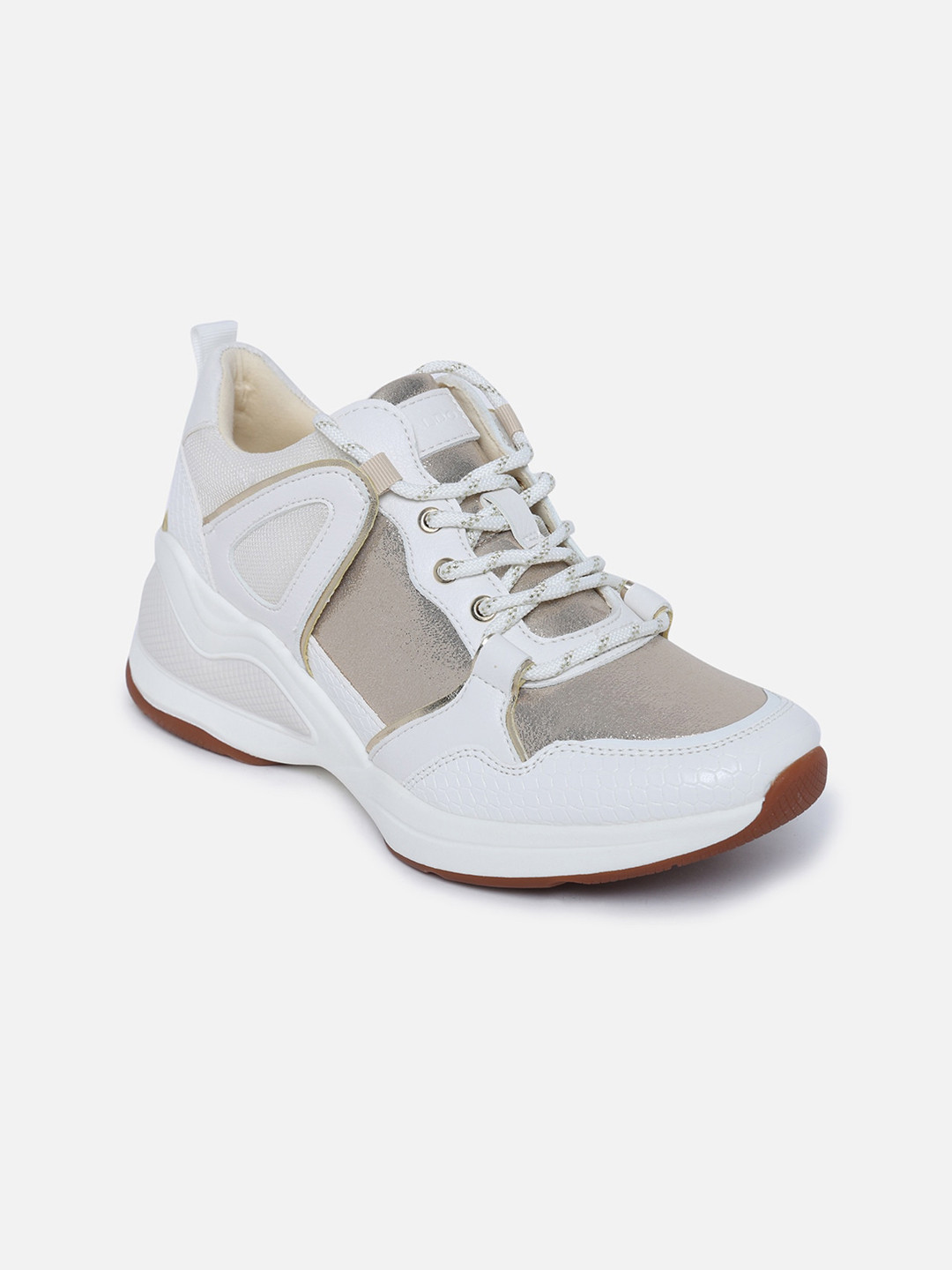 aldo rose gold sneakers