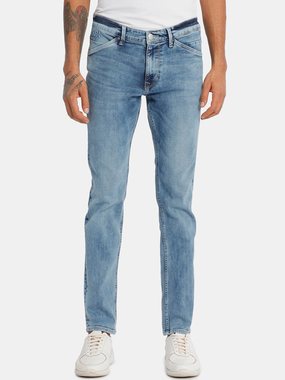 Buy U.S. Polo Assn. Denim Co. Men Blue Slim Fit Jeans - Jeans for Men ...