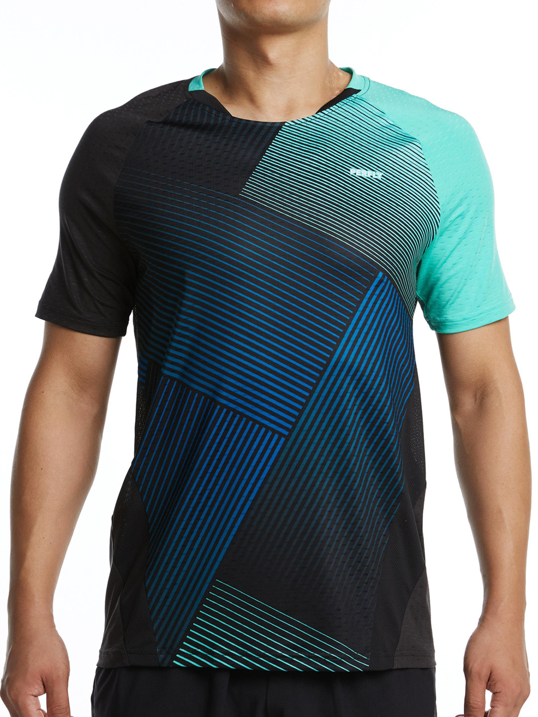 Buy PERFLY By Decathlon Men Green Printed Badminton T Shirt - Tshirts for Men 13948534 | Myntra