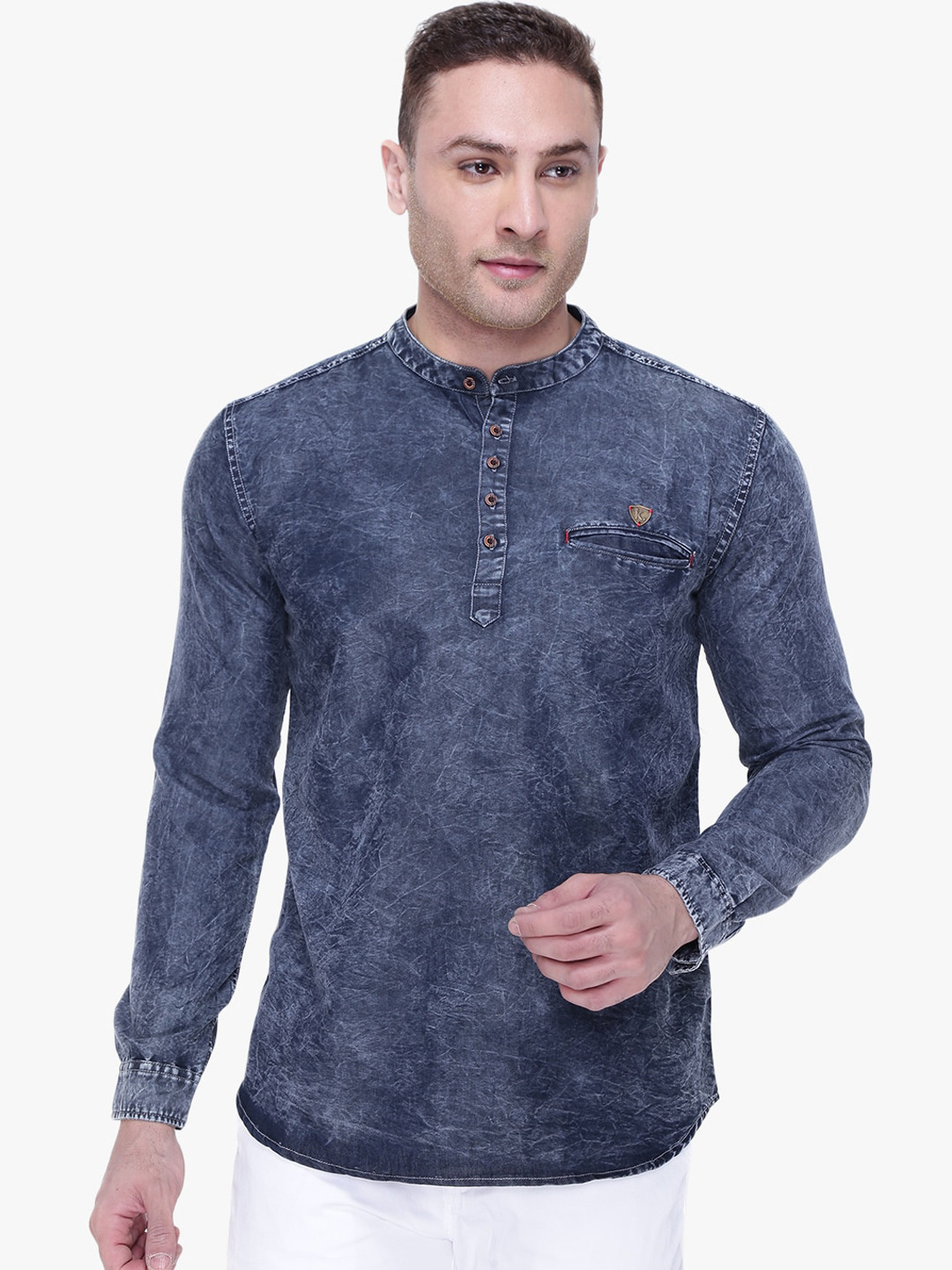 Buy Kuons Avenue Men Blue Denim Kurta Kurtas for Men 13940054 Myntra