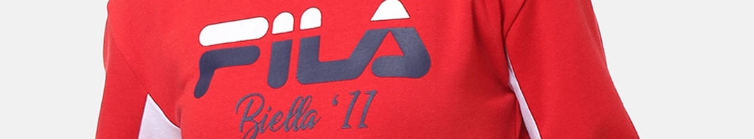 Buy FILA Women Red Printed Sweatshirt - Sweatshirts for Women 13965846 ...