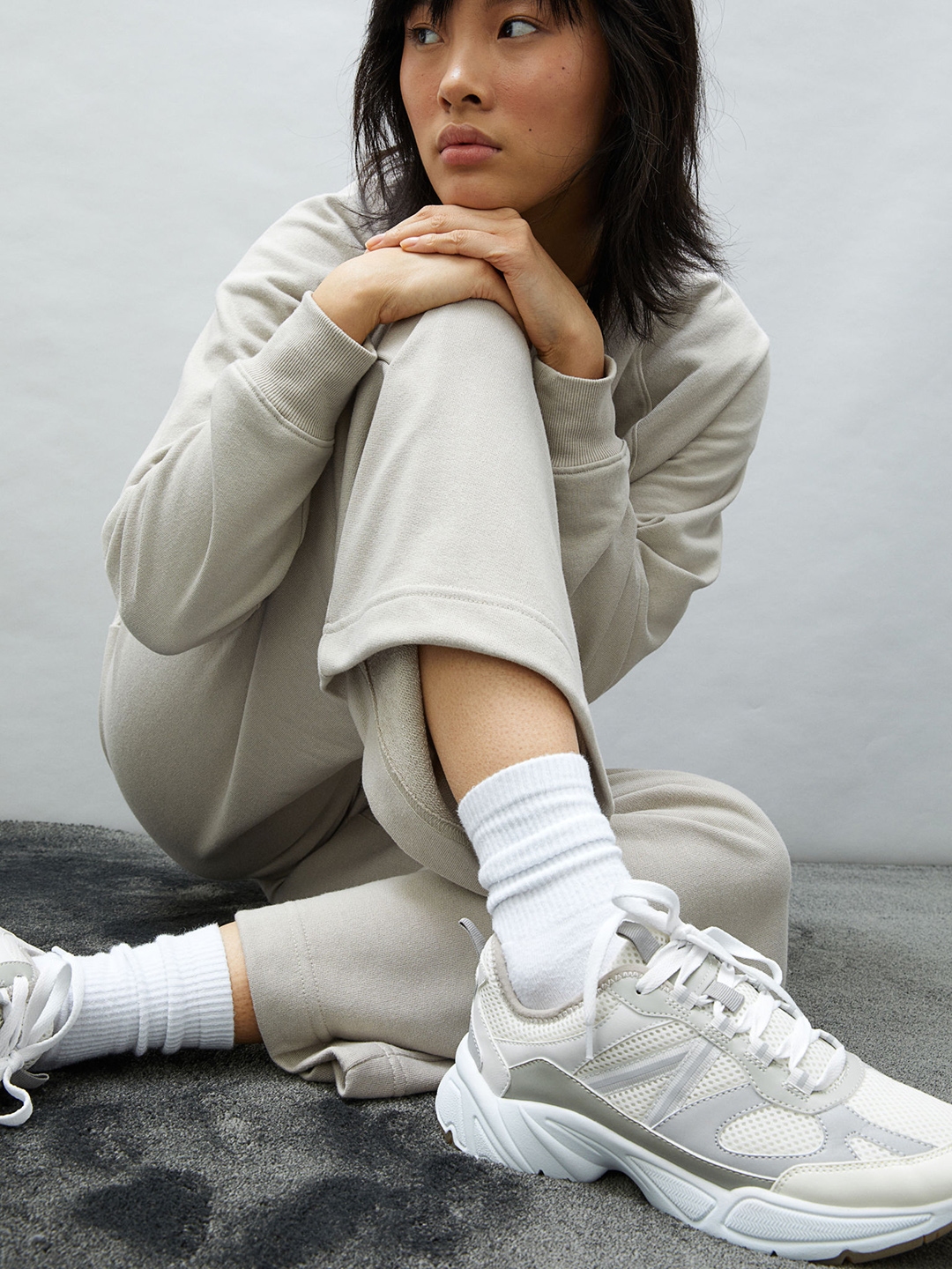 h&m mesh trainers womens