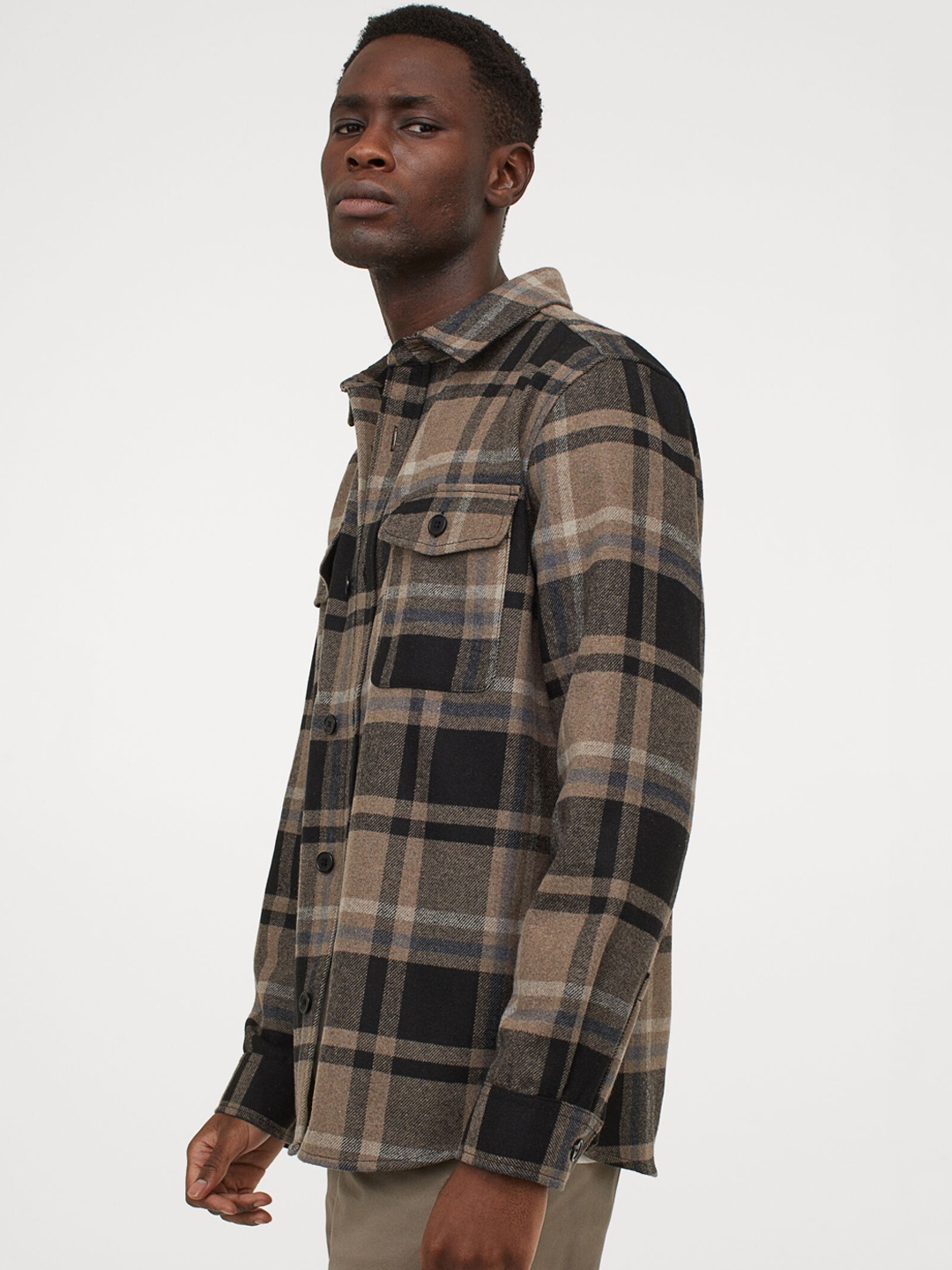 h and m shirt jacket