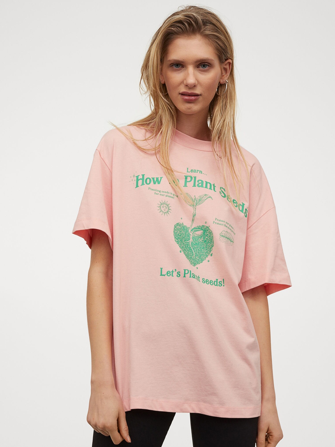 h&m printed tshirt