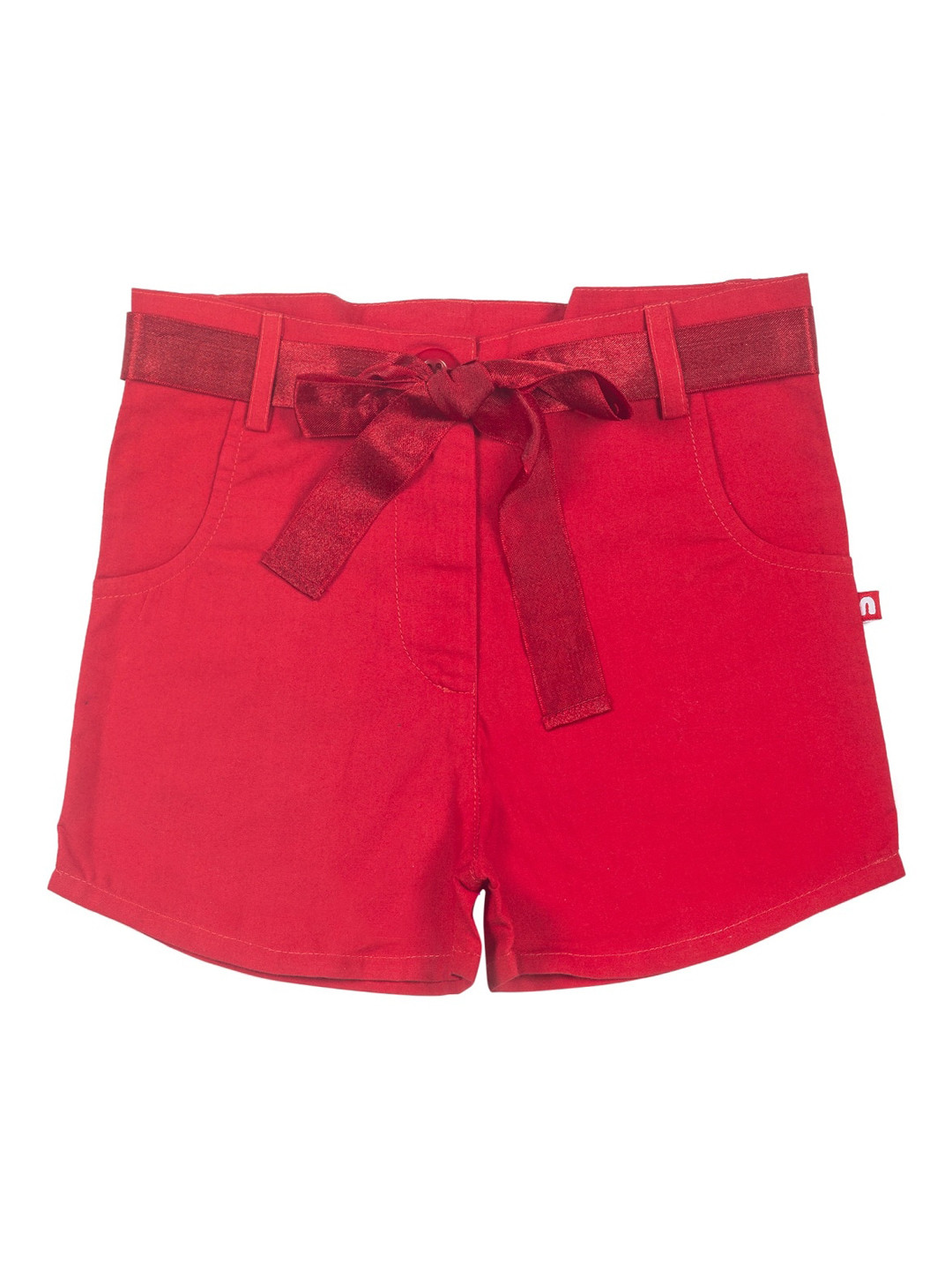 Buy Nino Bambino Girls Red Solid Regular Fit Regular Shorts Shorts for Girls 14005484 Myntra