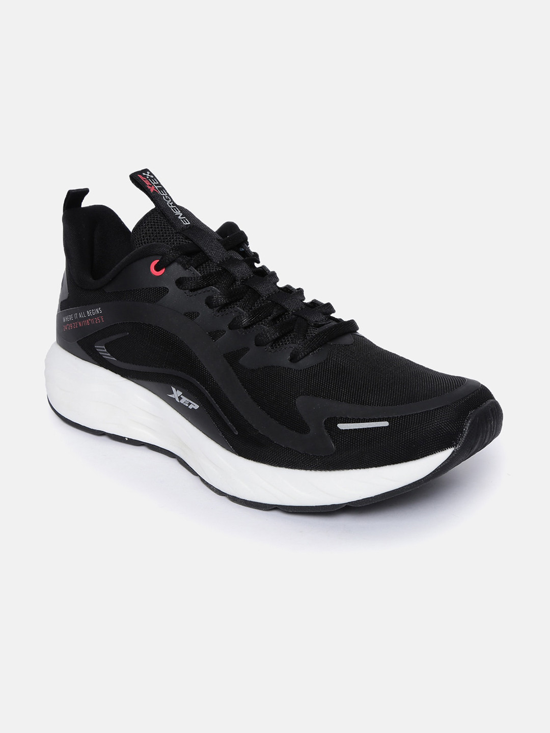 Buy Xtep Men Black Textile Running Shoes Sports Shoes for Men