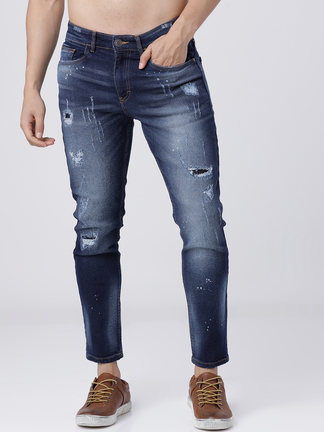 Buy HIGHLANDER Men Blue Tapered Fit Jeans - Jeans for Men 13815446 | Myntra