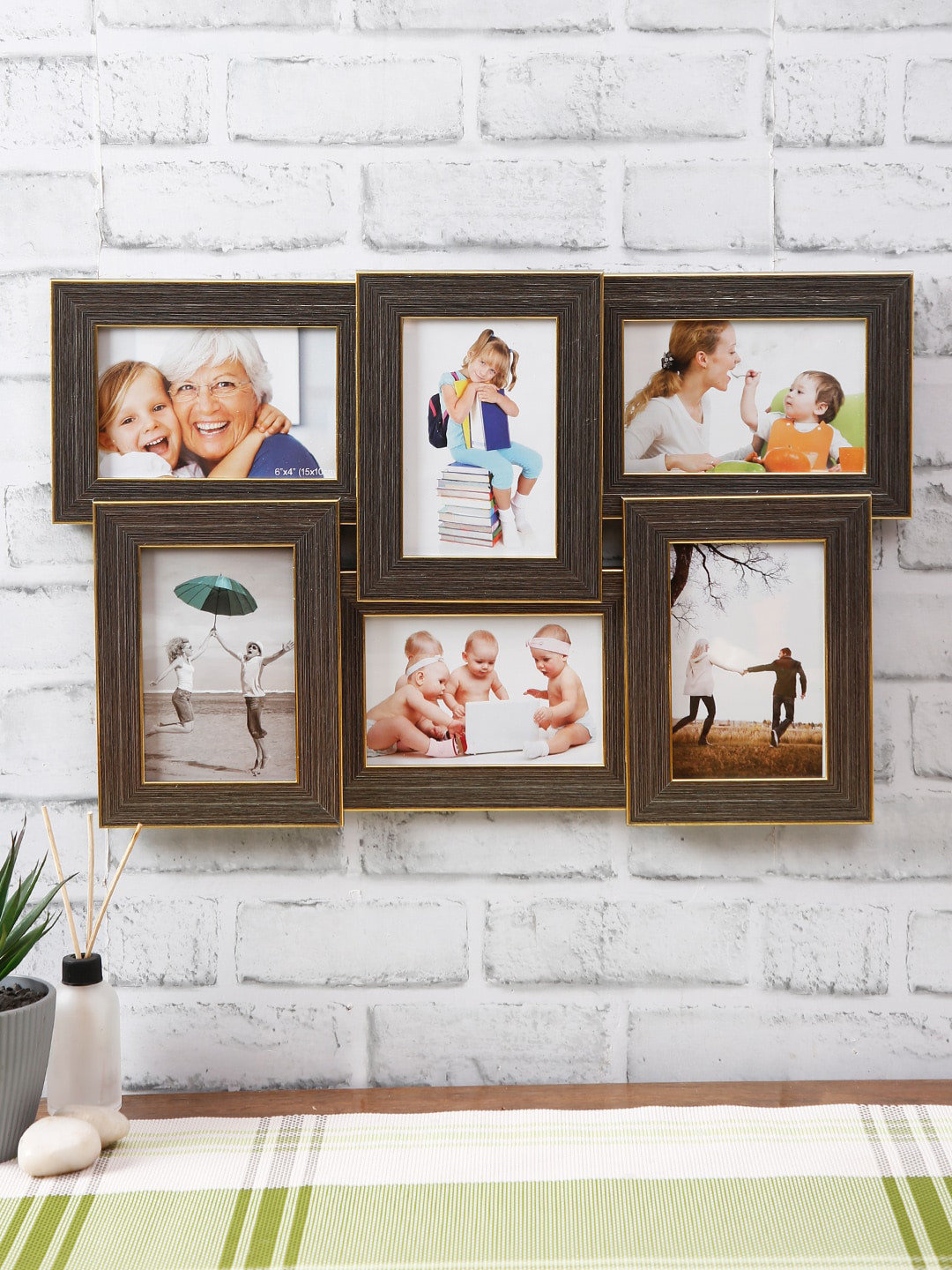 Buy House Of Accessories Charcoal Grey Textured Wall Photo Frame