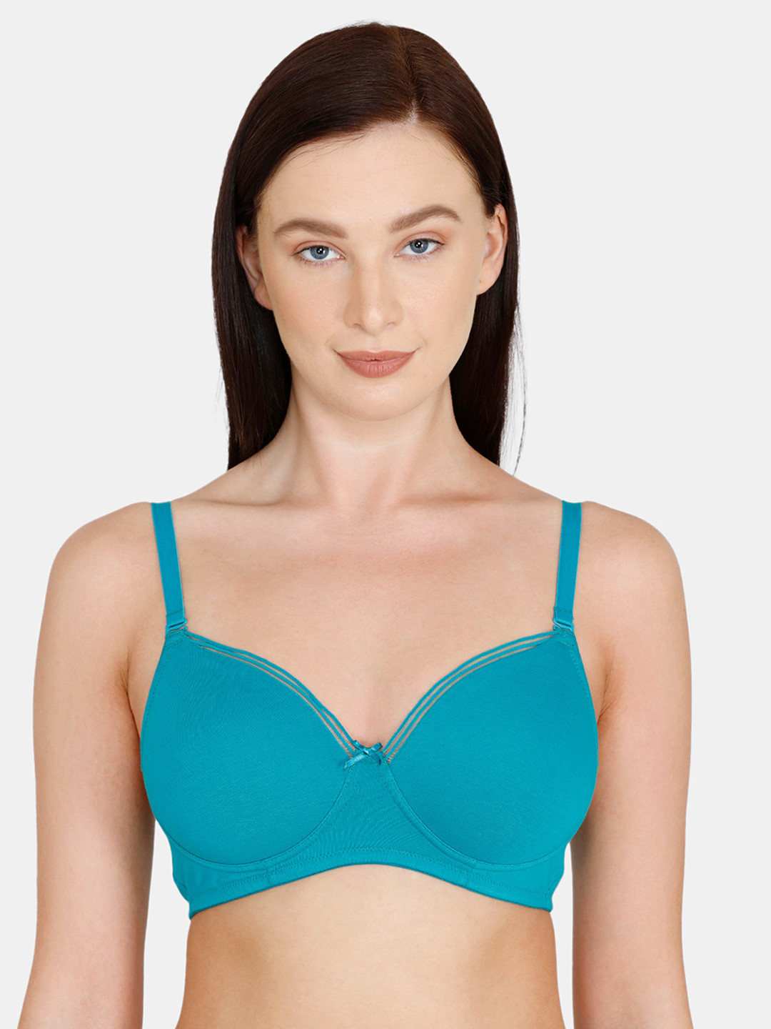 Buy Zivame Blue T Shirt Bra Half Coverage Underwired Lightly Padded