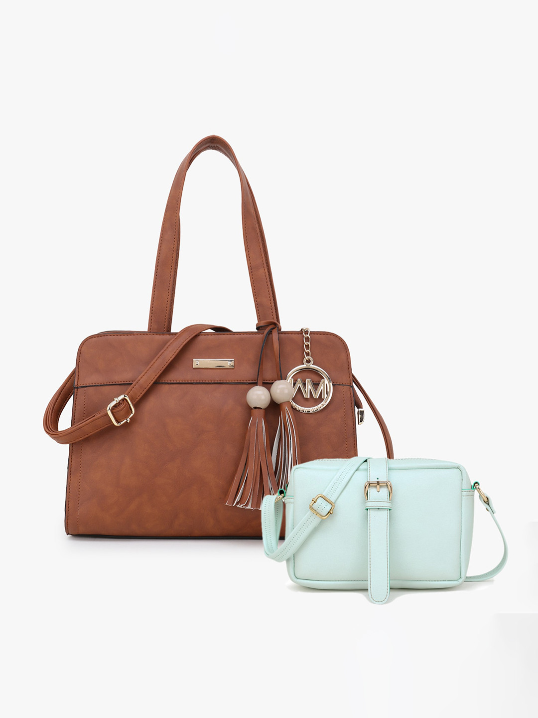 Buy WOMEN MARKS Tan Solid Shoulder Bag Handbags for Women 14011940