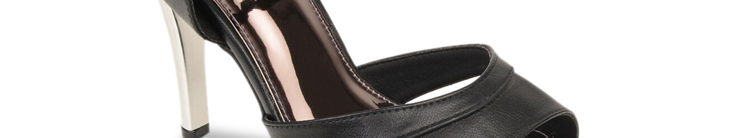 Buy Rocia Women Black Solid Heels - Heels for Women 14063768 | Myntra