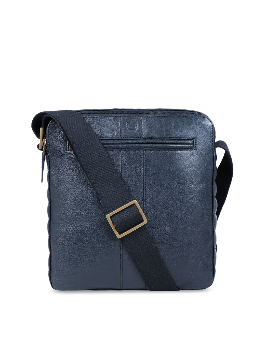 Buy Hidesign Men Blue Solid Messenger Bag Messenger Bag for Men
