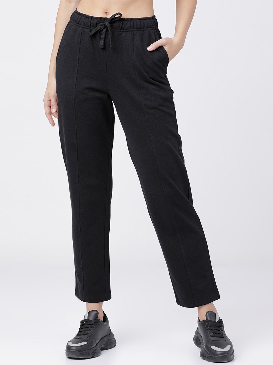 straight track pants women