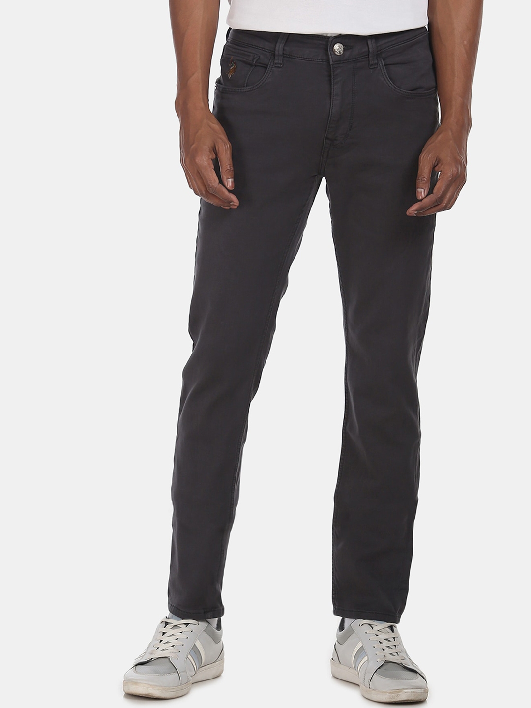 Buy U.S. Polo Assn. Denim Co. Men Grey Slim Fit Jeans - Jeans for Men ...