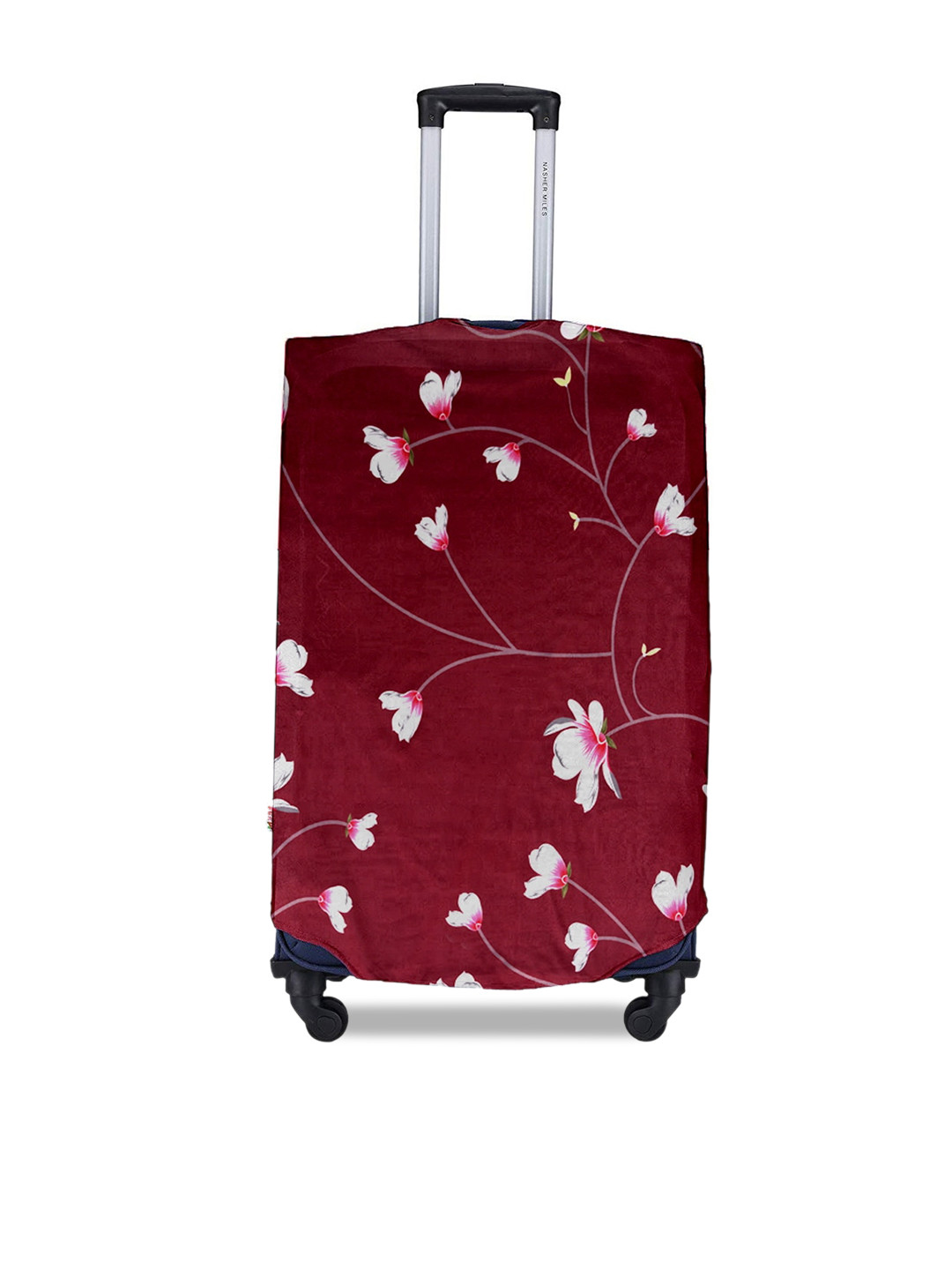 Buy Cortina Red Printed Protective Medium Trolley Bag Cover Travel