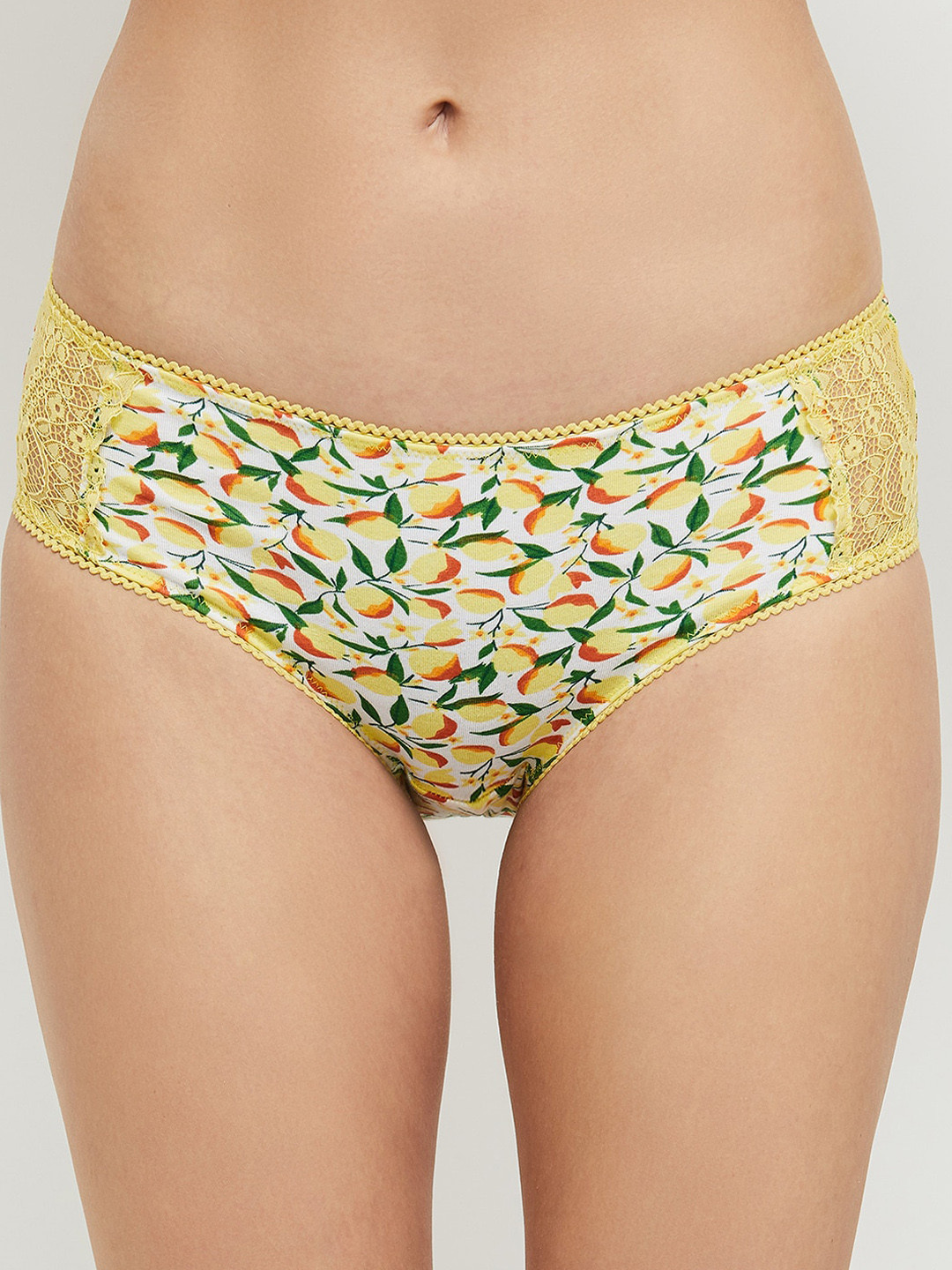 Buy Max Women Multicoloured Printed Basic Briefs SU21BRIEF03LEMON