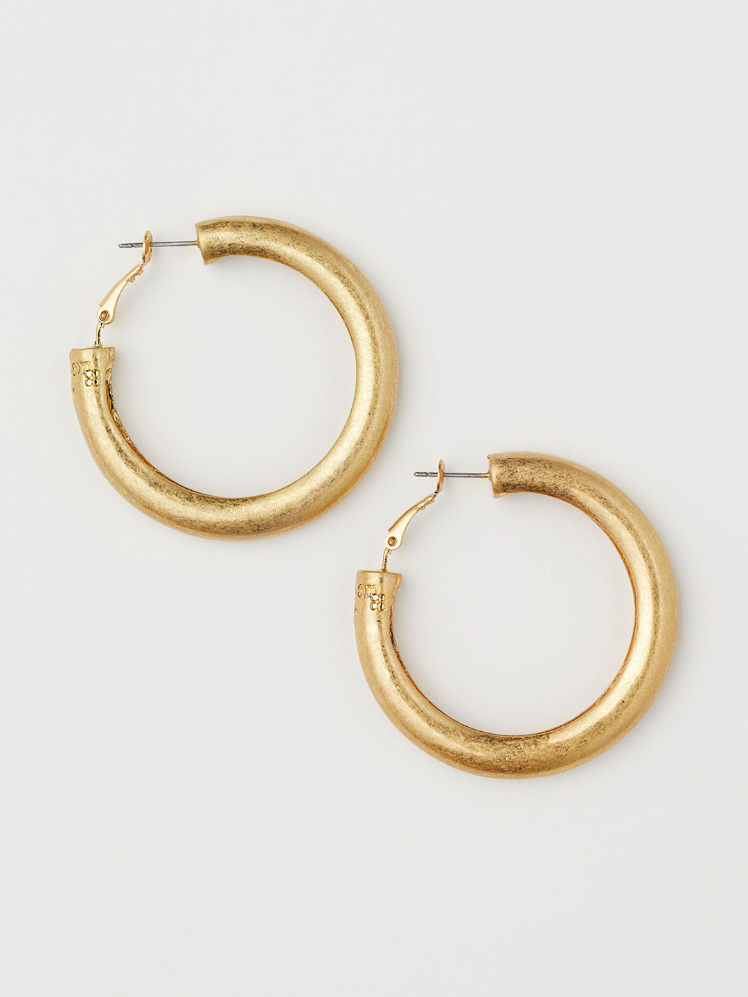 Buy H&M Women Gold Toned Hoop Chunky Earrings Earrings for Women