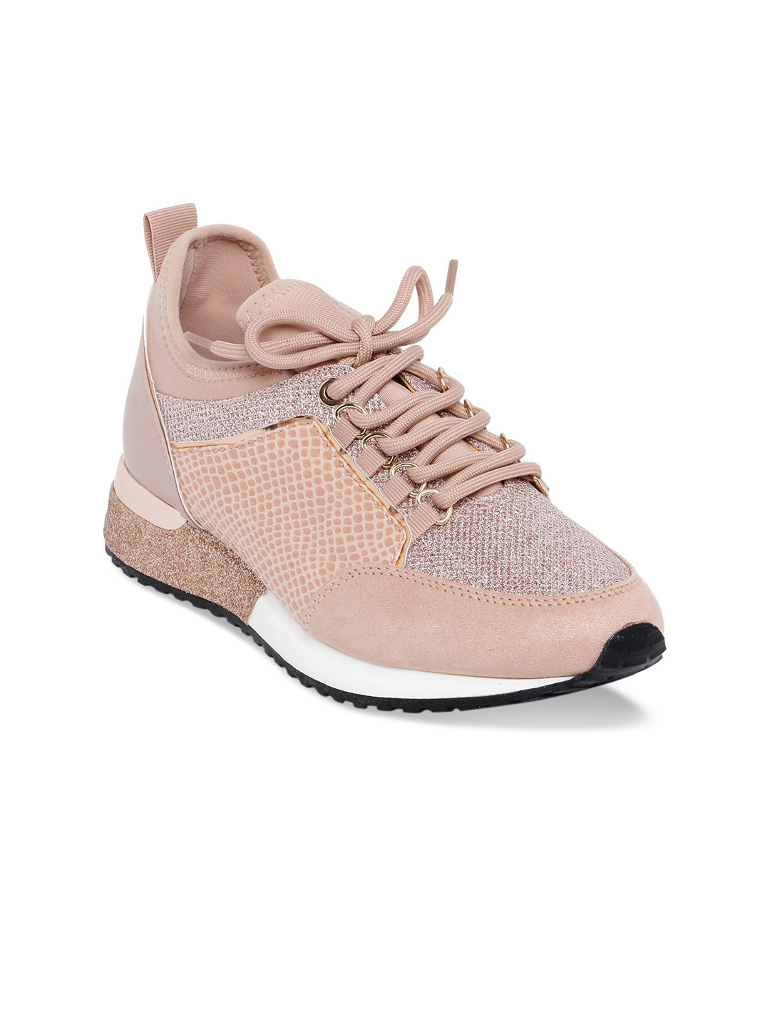 aldo rose gold sneakers