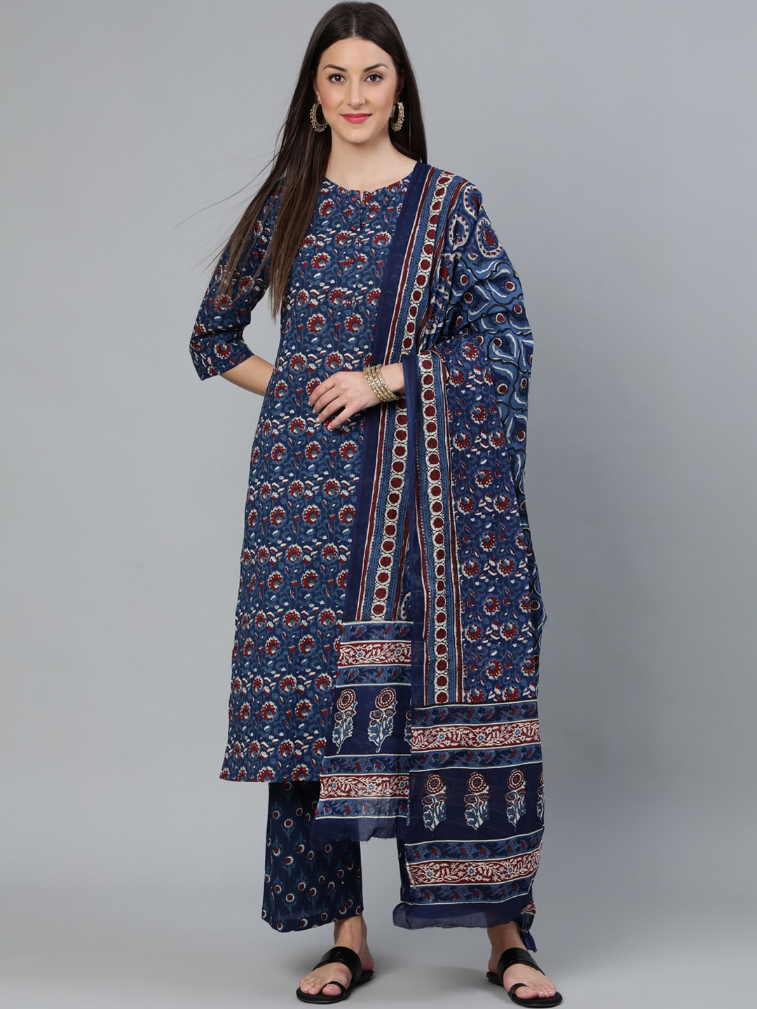 kurti plazo set with dupatta for wedding