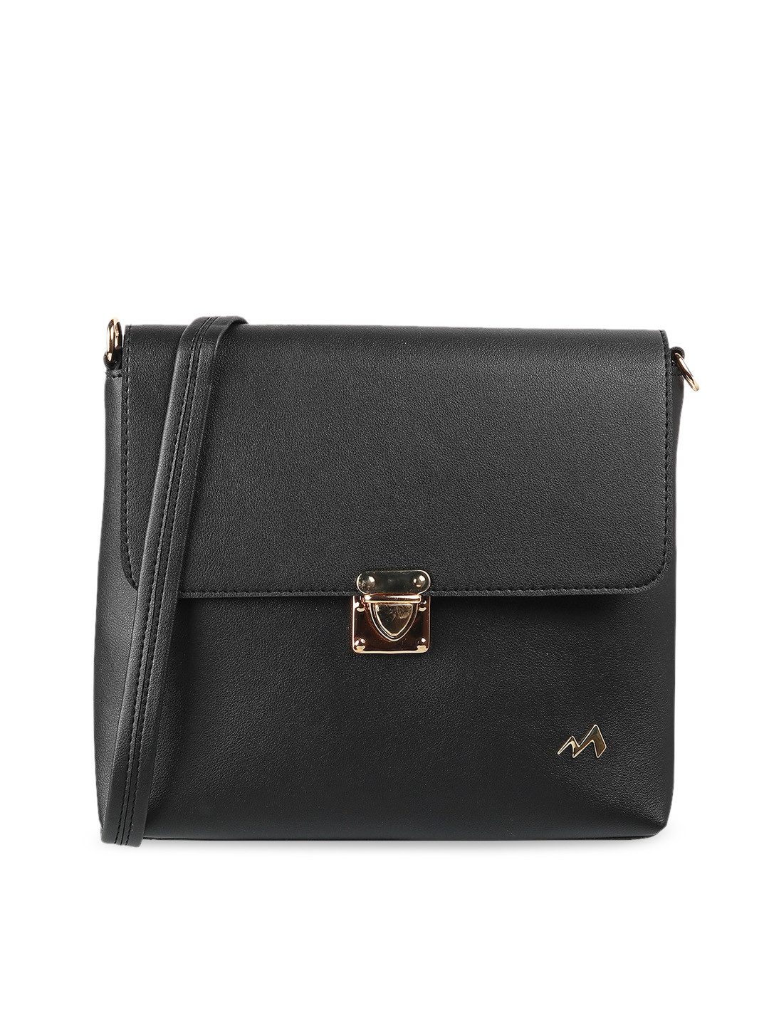 Buy Metro Black Solid Sling Bag Handbags for Women 14225262 Myntra