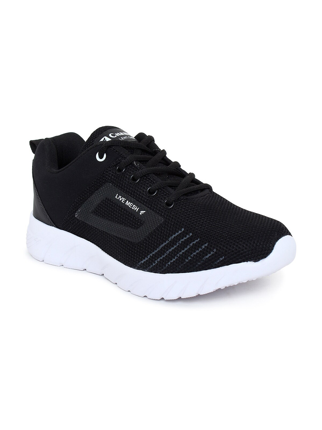 Buy Champs Men Black Mesh Running Shoes Sports Shoes for Men 14224436